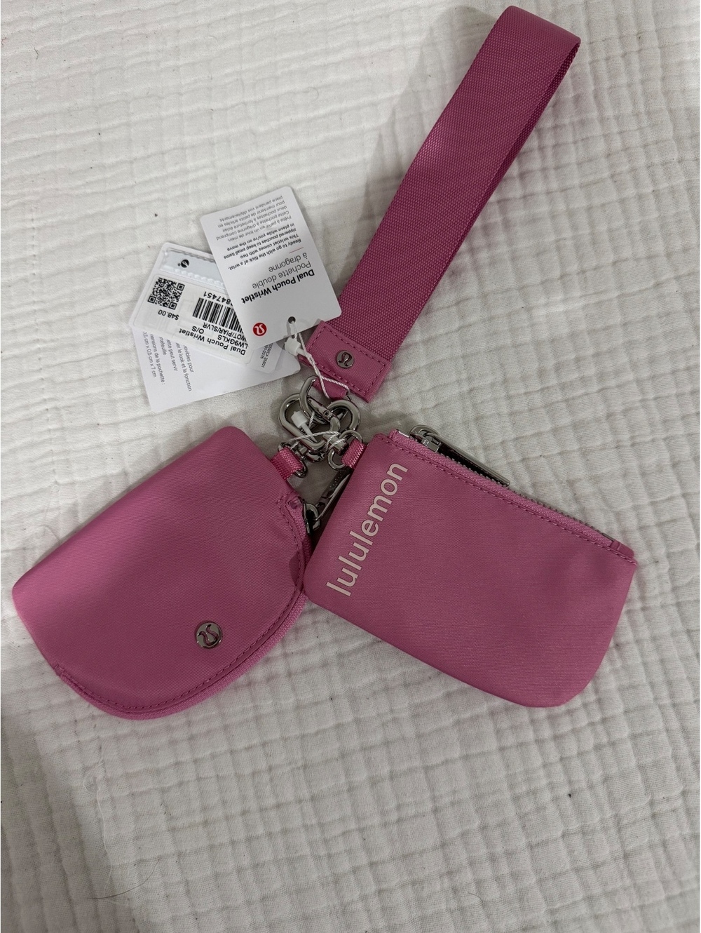 Lululemon Dual Pouch Wristlet – Pink